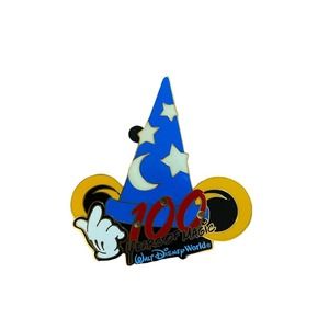 Disney 100 Years Magic Sorcerer's Hat Light up Dead Battery Pin (UY:6372)